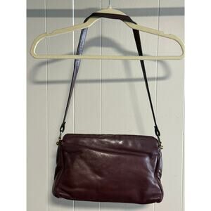Vintage 80s Etienne Aigner Soft Leather Handbag Shoulder Crossbody Bag Oxblood